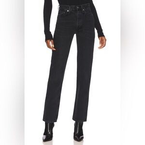 AGOLDE Lana Mid Rise Straight Jeans